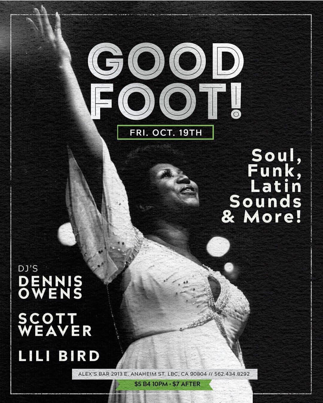 Good Foot flyer, 15 October 2018