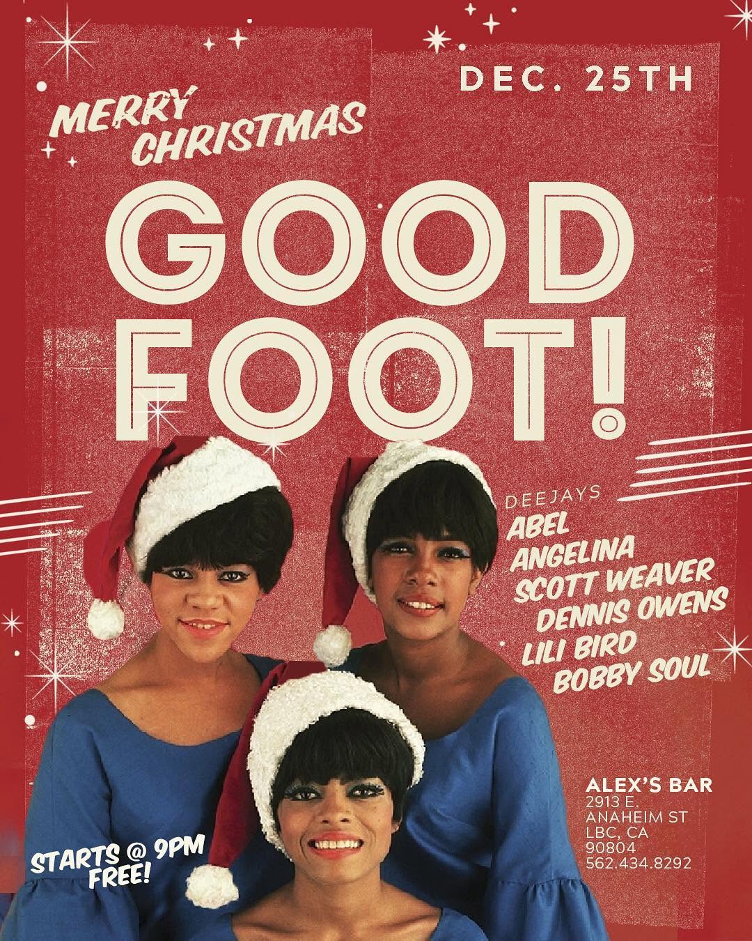 Good Foot flyer, 25 December 2018