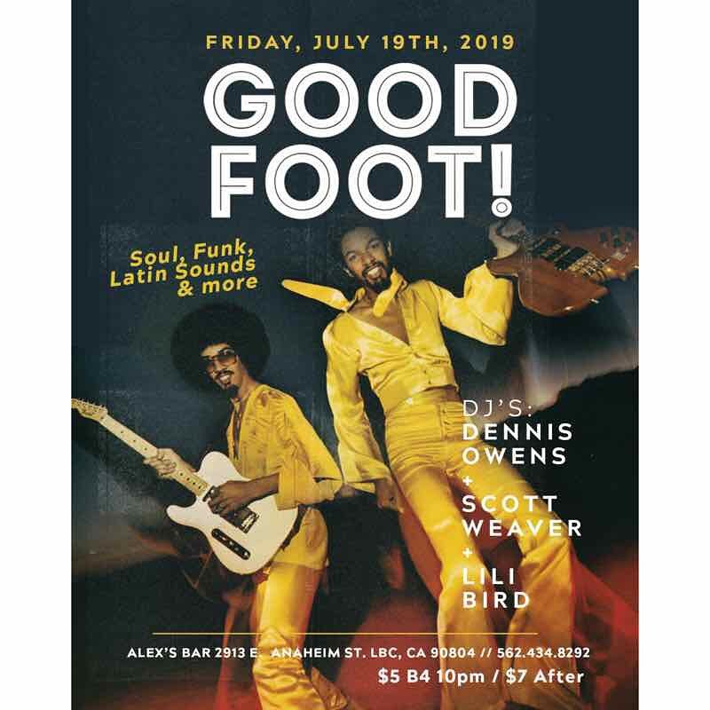 Good Foot flyer, 19 July 2019
