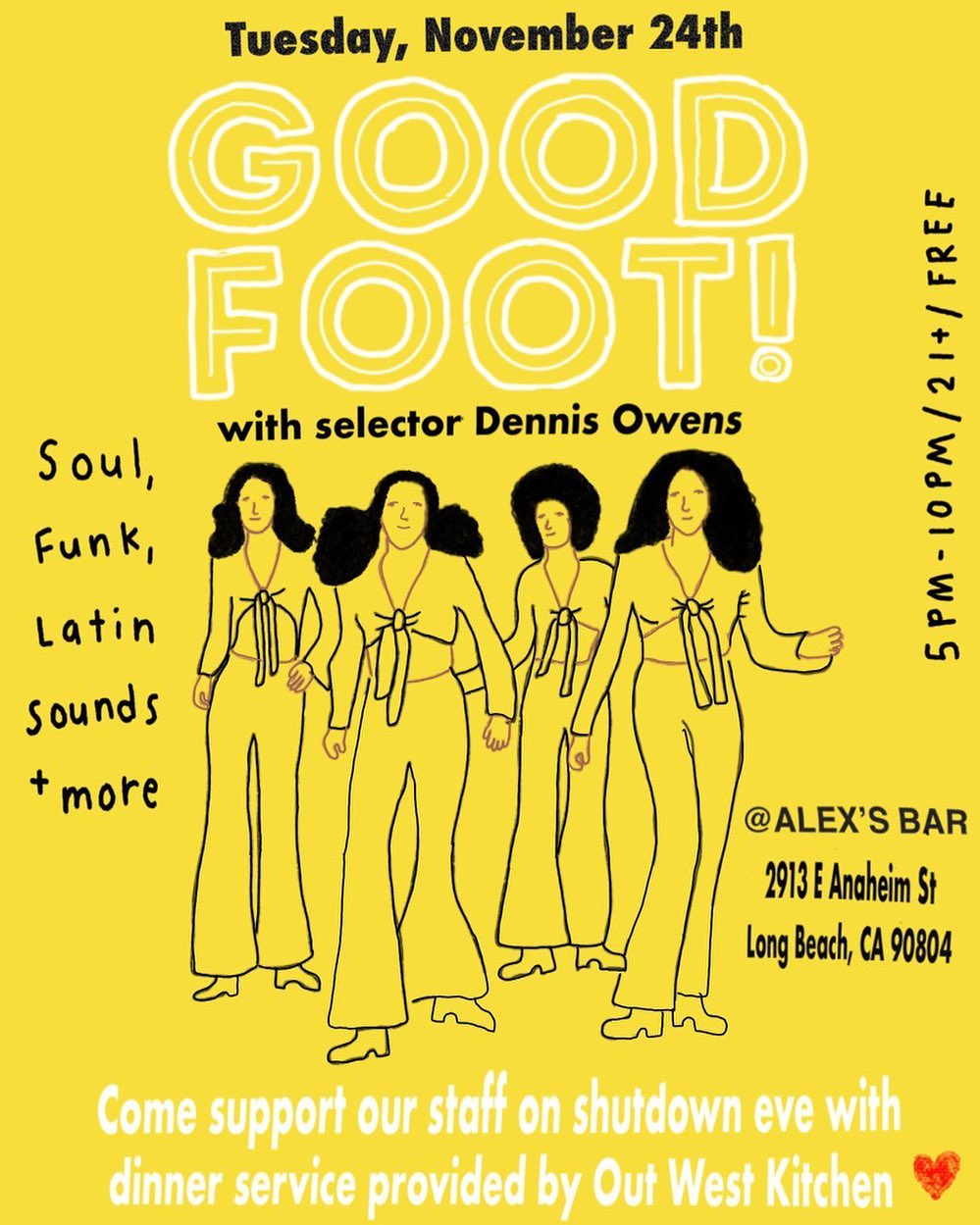 Good Foot flyer, 24 November 2020