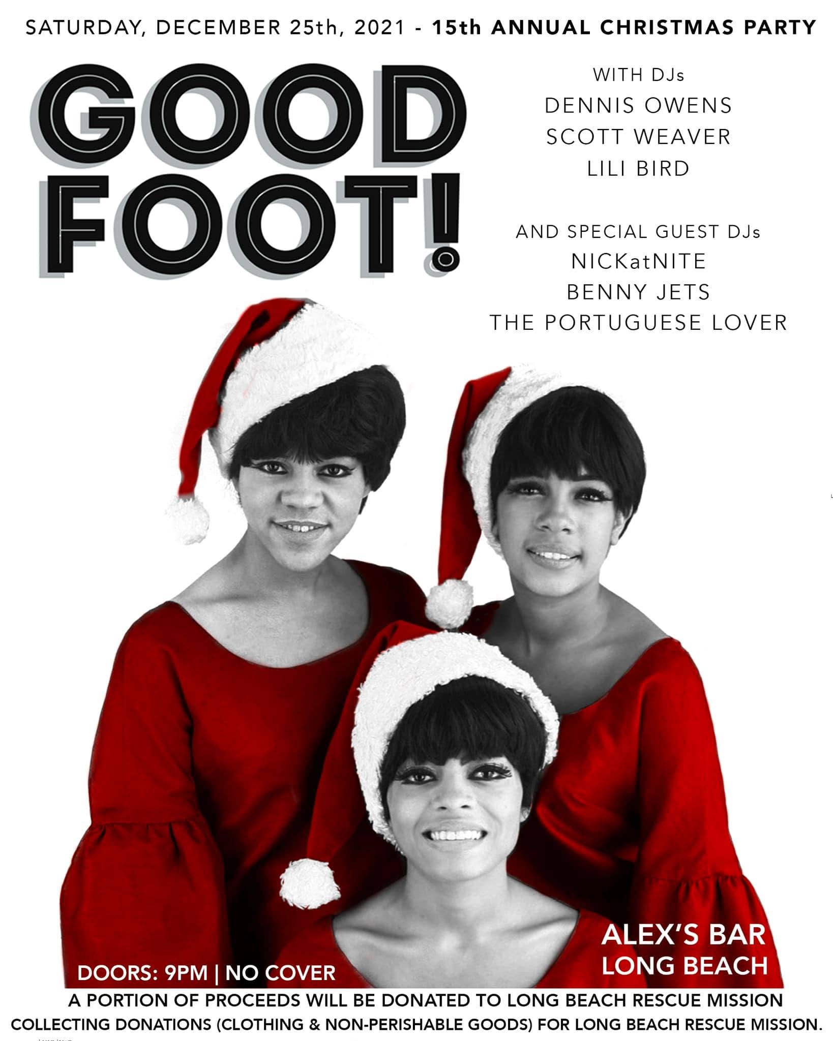 Good Foot flyer, 25 December 2021