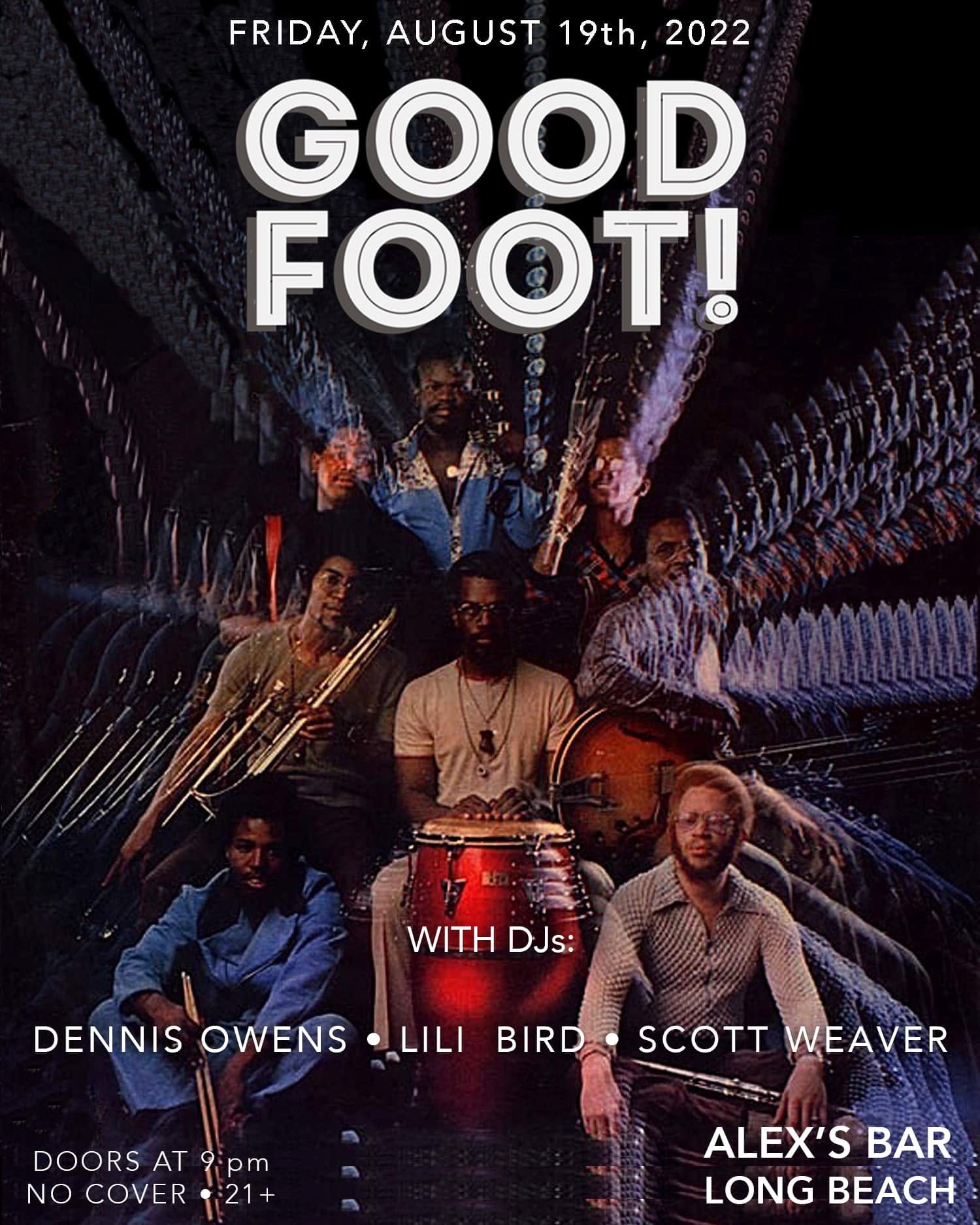 Good Foot flyer, 19 August 2022