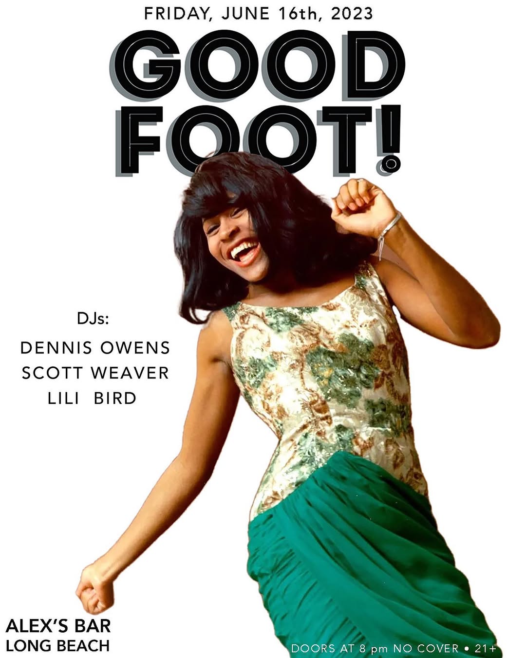 Good Foot flyer, 9 June 2023
