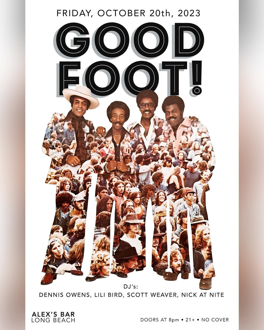 Good Foot flyer, 20 October 2023