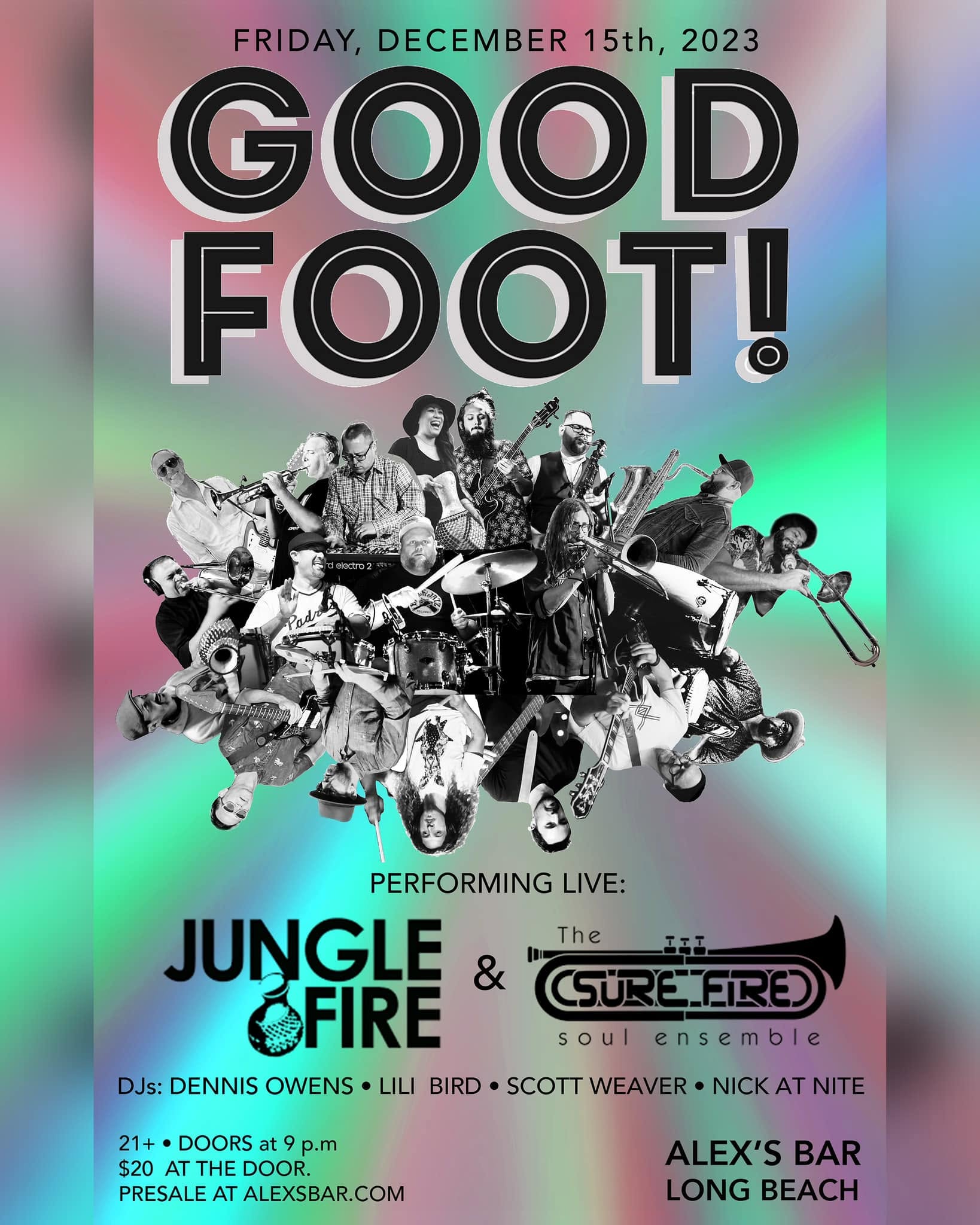 Good Foot flyer, 15 December 2023