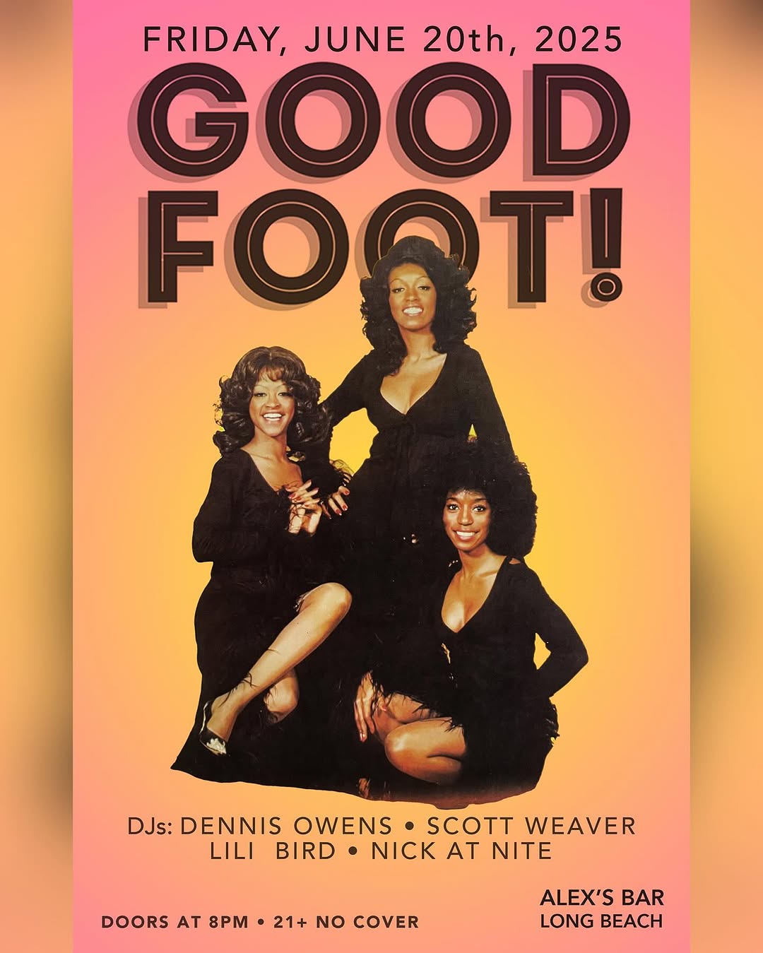 Good Foot flyer, 13 June 2025