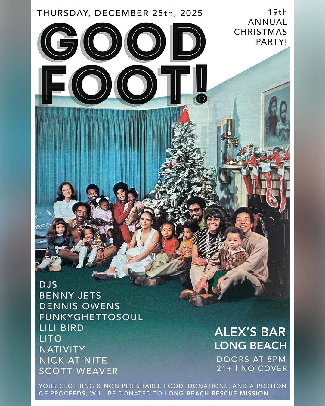 Good Foot flyer, 21 December 2025