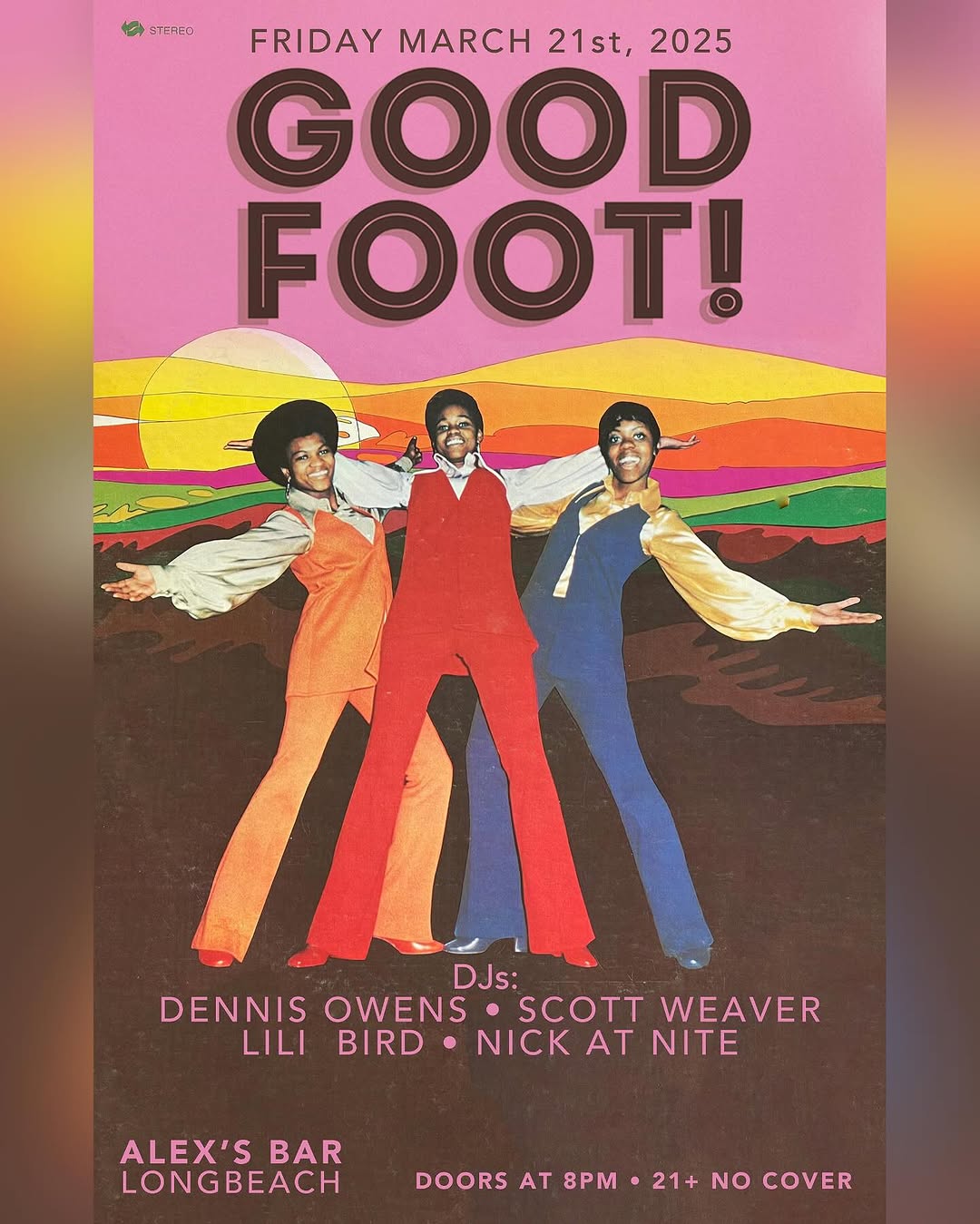 Good Foot flyer, 21 March 2025