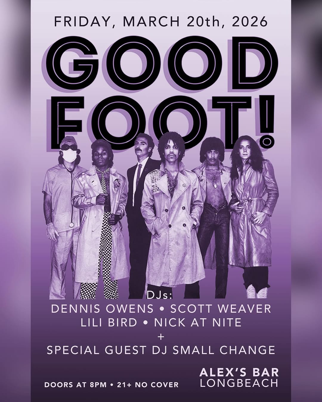 Good Foot flyer, 13 March 2026