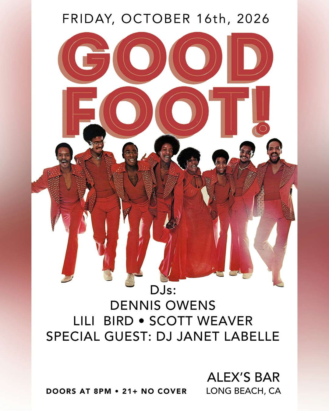 Good Foot flyer, 29 September 2026