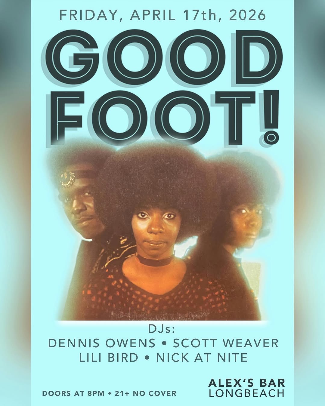 Good Foot flyer, 17 April 2026